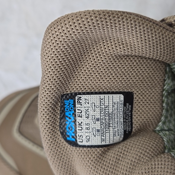 Hoka Anacapa Low GTX Men's Gore-tex Hiking Shoes Size 9D - Picture 8 of 8